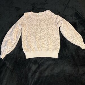 The Impeccable Pig Animal Print Sweater - Light Pink